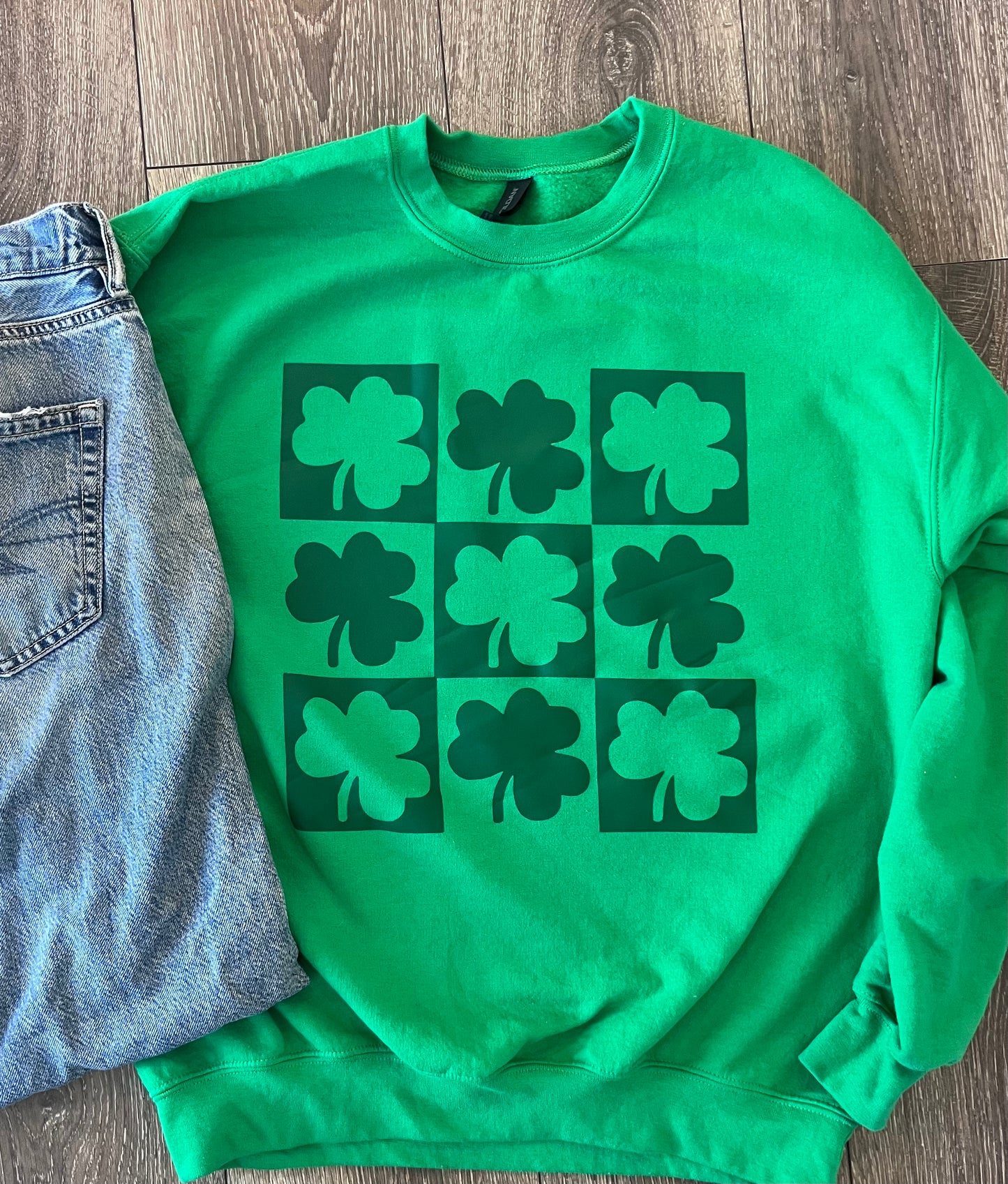 Shamrock Crewneck- St. Pattys Day