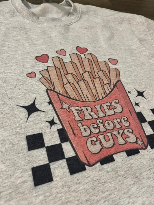 Fries before Guys Valentine’s Day Crewneck