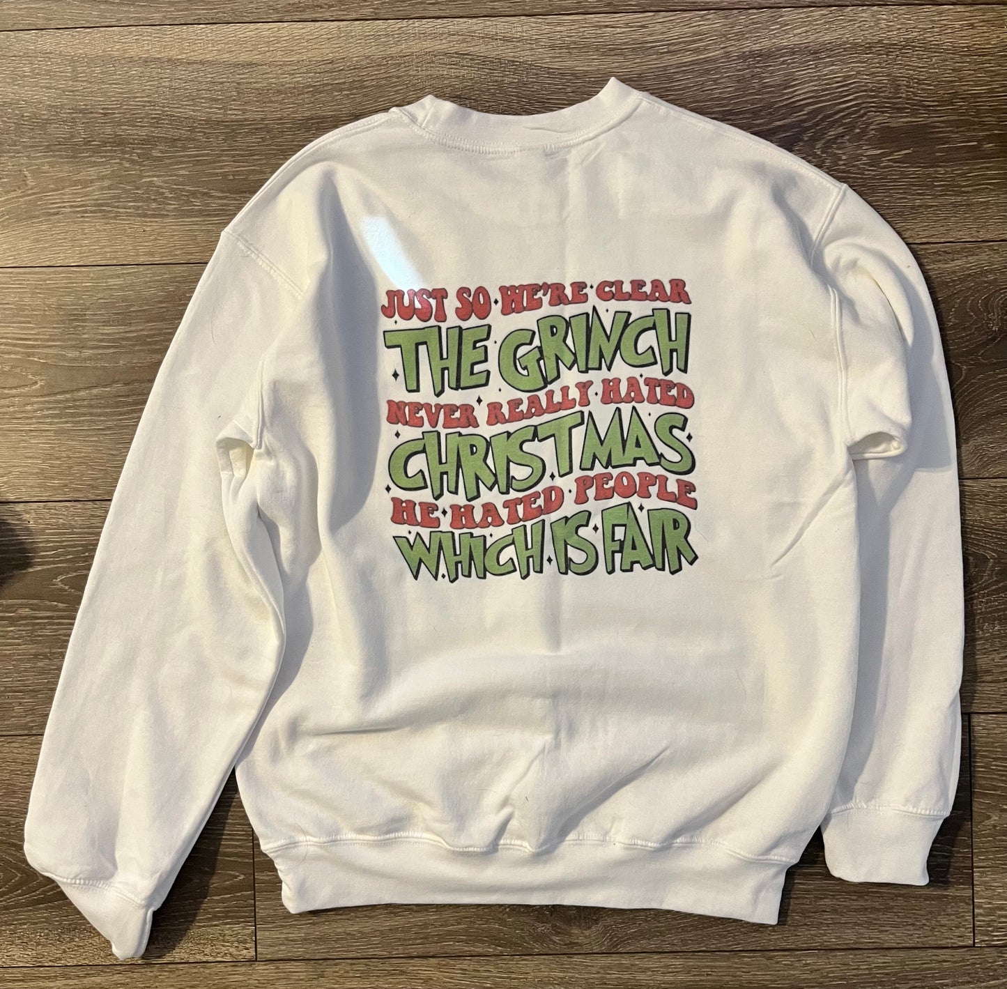 Grinch Hated People Crewneck