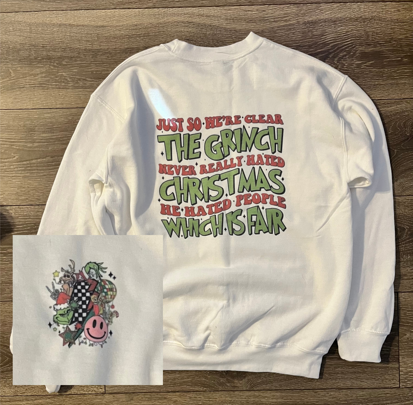 Grinch Hated People Crewneck