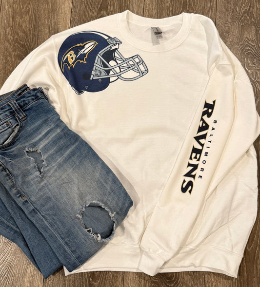 (AFC) Helmet Football Crewneck