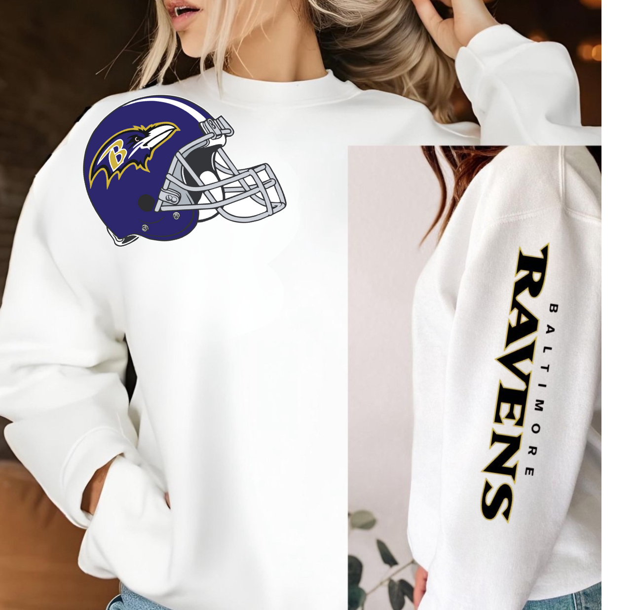 (AFC) Helmet Football Crewneck