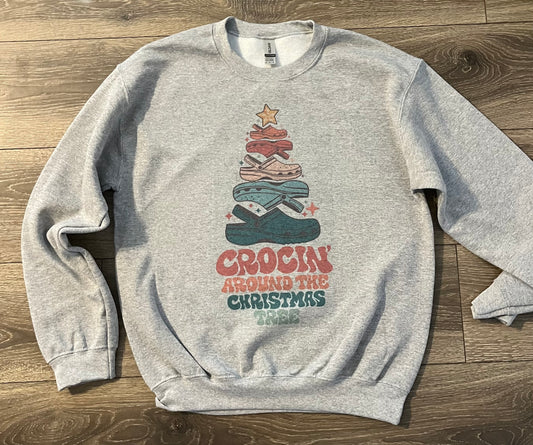 Crocin around the Christmas Tree Crewneck