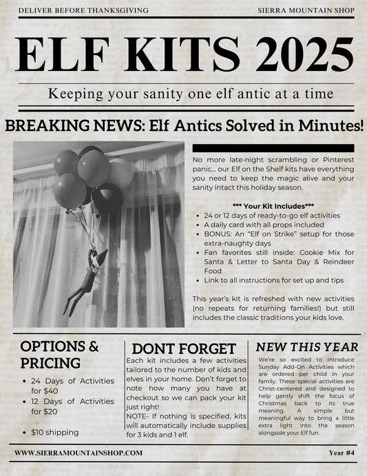 Elf on the shelf Kits 2025